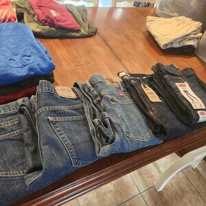 NWT/EUC 5 pairs of boys sz 16 jeans